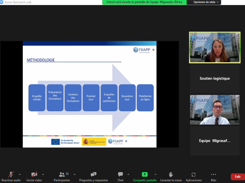 Presentación online del proyecto Migrasafe